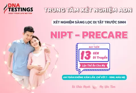 NIPT - PRECARE 26 + BLM 13 (Ưu đãi giảm 10% khi đăng ký trực tuyến)